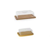 Kit Porta Frios + Porta Manteiga Bambu
