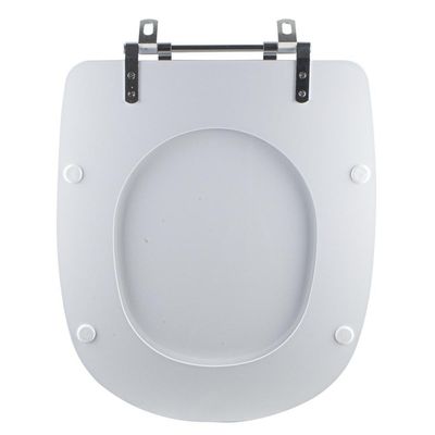 Assento Sanitário Tampa De Vaso Branco Mdf Laqueado Sabatini Para Bacia Icasa