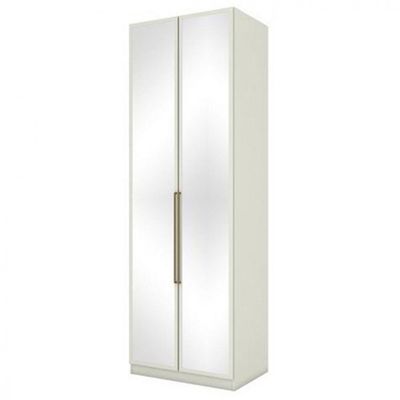 Guarda Roupa Henn Seletto 2 Portas Com Espelho Areia