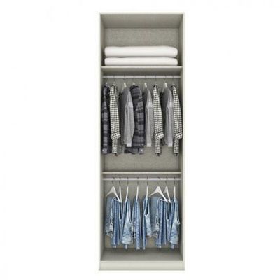 Guarda Roupa Henn Seletto 2 Portas Com Espelho Areia