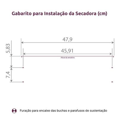 Secadora Mueller Sun 8 Kg Design Moderno 6 Cabides Branco 110V