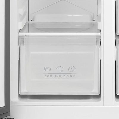 Refrigerador Midea Side By Side 442 Litros MDRS598 Inox 110V
