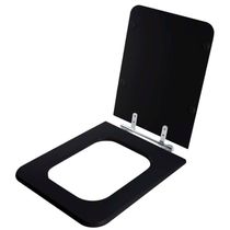 Tampa De Vaso Square Preto Para Bacia Incepa