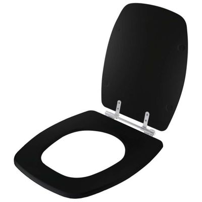 Assento Sanitário Stylus Preto Para Vaso Celite