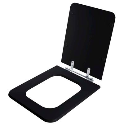 Assento Sanitário Square Preto Para Vaso Incepa
