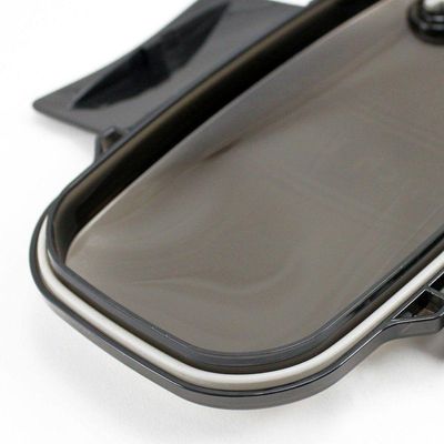 Conjunto Bolsa Térmica C- 2 Compartimentos Com Pote Marmita E Porta Talheres Com Porta Escova Preto