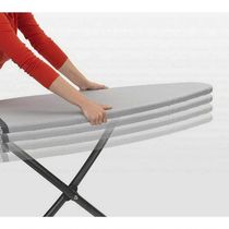 Capa Para Tábua De Passar Em Algodão Metalizado 135cm X 45cm Brabantia D Cinza