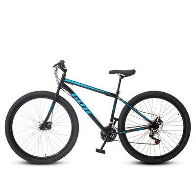 Bicicleta Aro 29 Aço Carbono Gott Cronos Freio A Disco 21v Preto Azul