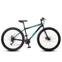 Bicicleta Aro 29 Aço Carbono Gott Cronos Freio A Disco 21v Preto Azul