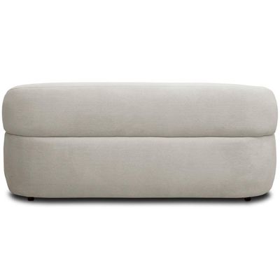 Sofá 3 Lugares Orgânico Sala De Estar Living 170cm Carmen F04 Bouclê Bege - Lyam Decor