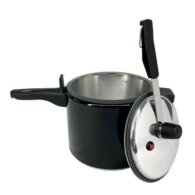 Panela De Pressão 4,5 Litros Alumínio - Preto