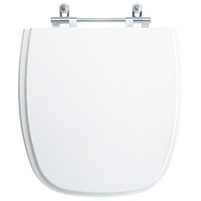 Assento Sanitário Tampa De Vaso Branco Mdf Laqueado Like Para Bacia Celite