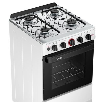 Fogão Esmaltec 4 Bocas Ideal Super  Acendimento Automático Branco Bivolt F4IAB4121BR