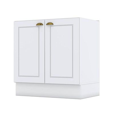 Balcão 2 Portas 80 Cm Americana Branco Hp - Henn