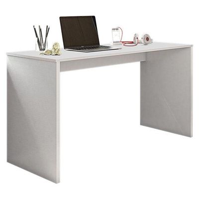 Mesa Para Computador E Gaveteiro Gávea Com Chave 4 Gavetas Branco Fosco - Móveis Leão