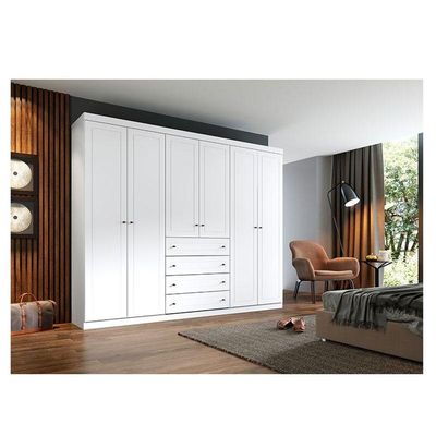 Guarda Roupa Casal Nova York 6 Portas Branco Hp - Henn