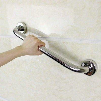 Alça De Apoio Inox Barra 30cm Segurança Idoso Gestante Banheiro Box Parede Suporte Acessibilidade