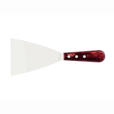 Espátula Raspador Para Chapa Lâmina Inox Cabo Madeira Polywood Vermelho 5 - Tramontina 21166175