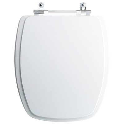 Assento Sanitário Tampa De Vaso Branco Mdf Laqueado Amarilis Para Bacia Fiori