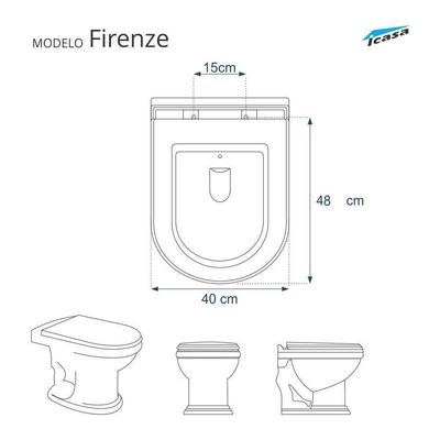 Tampa De Vaso Em Mdf Firenze Palha Para Bacia Icasa