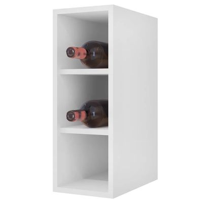 Armário De Cozinha Modulado De Canto Esquerdo 5 Peças Cp53 Balcão Com Tampo Branco - Lumil