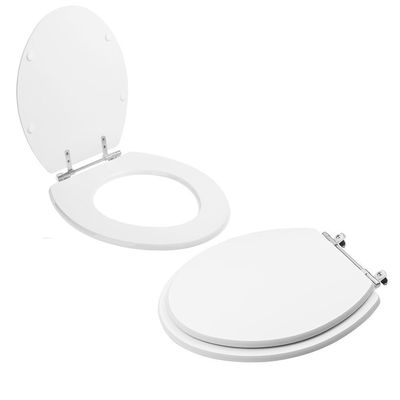 Tampa Vaso Sanitário Poliester Acrilico Ravena Branco Para Bacia Deca