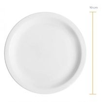 Jogo 40 Pratos De Mesa E Sobremesa Porcelana Iguaçu - Germer