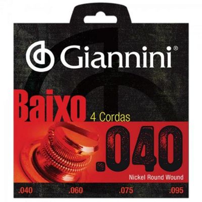 Encordoamento Para Contrabaixo .040 Geebrl Giannini