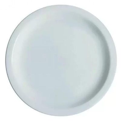 Conjunto 26 Pratos De Sobremesa Branco Ceramica - Porcelart