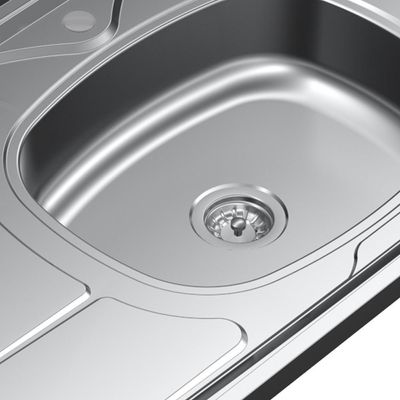 Válvula Para Pia Aço Inox 3.1-2 G01 Cromado - Mpozenato