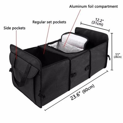 Organizador Multiuso Porta-malas 3 Divisórias Cooler Térmico