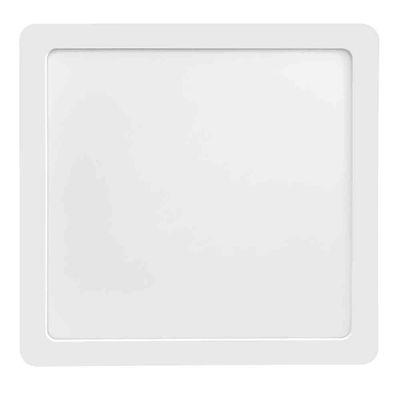 Painel Led Play Sobrepor Quadrado 18w Bivolt 6.500k - Branco