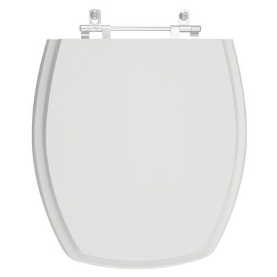 Assento Sanitário Thema Cinza Platina Para Vaso Incepa