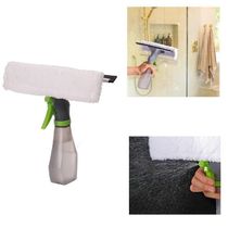 Mop Limpa Vidros Spray 3 Em 1 Reservatório Rodo Emborrachado