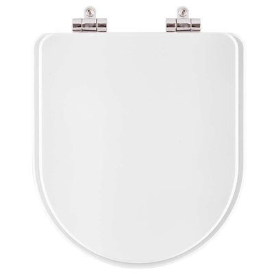Assento Sanitário Poliéster Com Amortecedor Lift Branco Para Vaso Docol