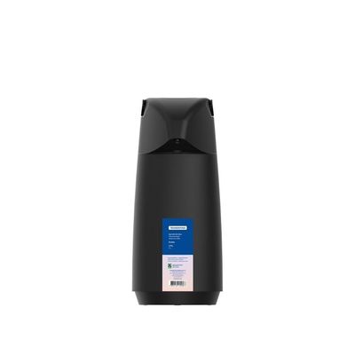 Garrafa Térmica Tramontina Exata Em Plástico Preto Com Ampola De Vidro 1 L