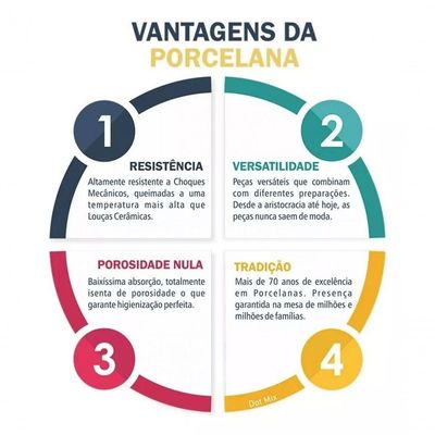 Kit 12 Pratos De Mesa Porcelana Iguaçu Almoço Jantar Germer