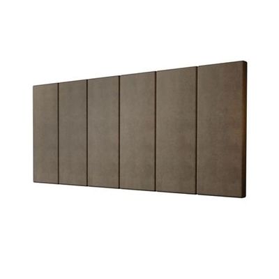 Painel Cabeceira King Cancun Suede Marrom