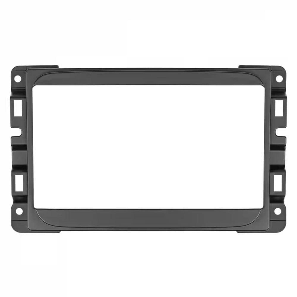 Central Multimídia 2 Din Mp5 Fiat Uno Câmera Moldura Pt Fosco