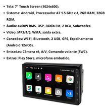 Central Multimidia Fiat Bravo Carplay Android Auto Pt Fosco