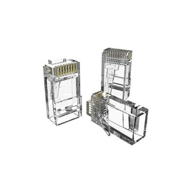 Conector Rj45 Macho Cabo Solido Cat6 Sohoplus - Pct / 10