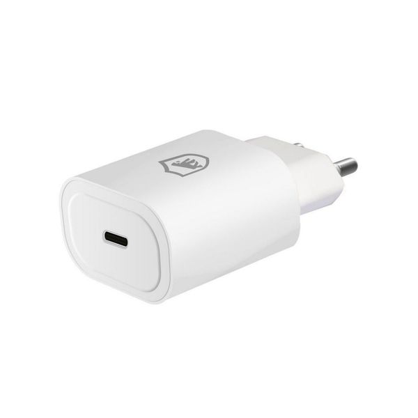 Carregador Turbo Tipo C - Qc 3.0 - Até 25w - Branco - Gshield