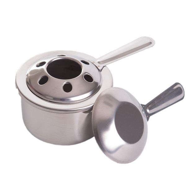 Queimador Fogareiro Com Abafador Inox Para Rechaud Fondue Prime- Grande