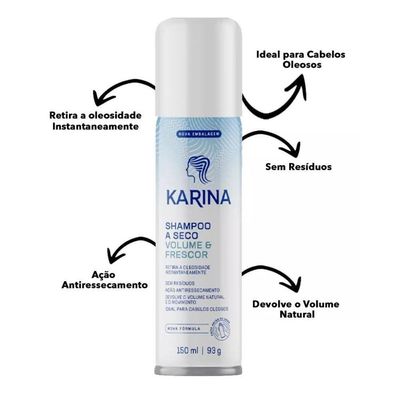 Karina Shampoo A Seco Revitalisante 150mls
