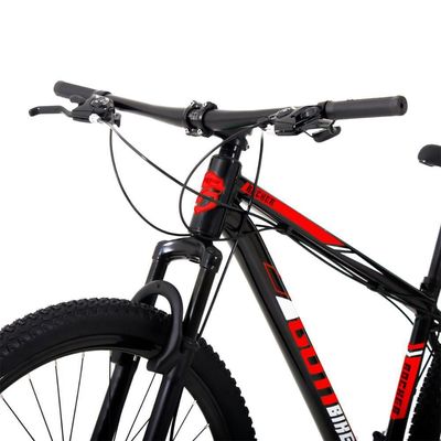 Bicicleta Aro 29 Alumínio 24v Rocker Freio A Disco Susp Gott 21 Preto Vermelho