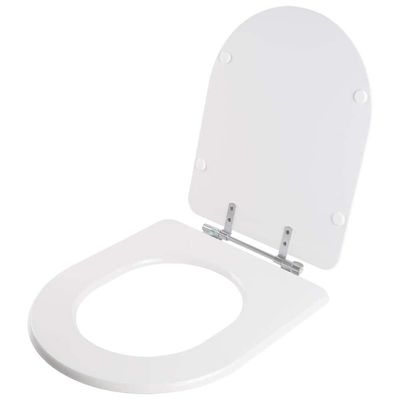 Assento Sanitário Poliester Antibacteriano Lk Link Branco Para Vaso Deca