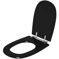 Tampa De Vaso Paris Preto Para Louça Ideal Standard