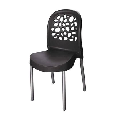 Cadeira Deluxe Forte Plástico Preto