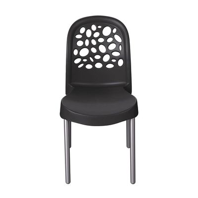 Cadeira Deluxe Forte Plástico Preto