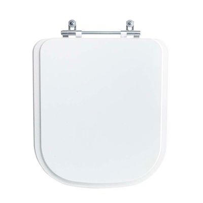 Assento Sanitário Tampa De Vaso Branco Mdf Laqueado Debba Para Bacia Roca